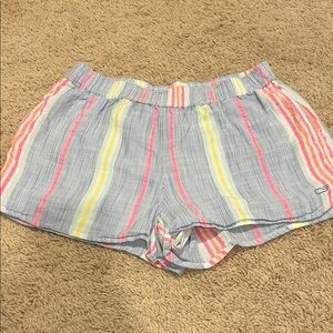 Vineyard Vines Kids Striped Shorts - Blue, Pink, Yellow